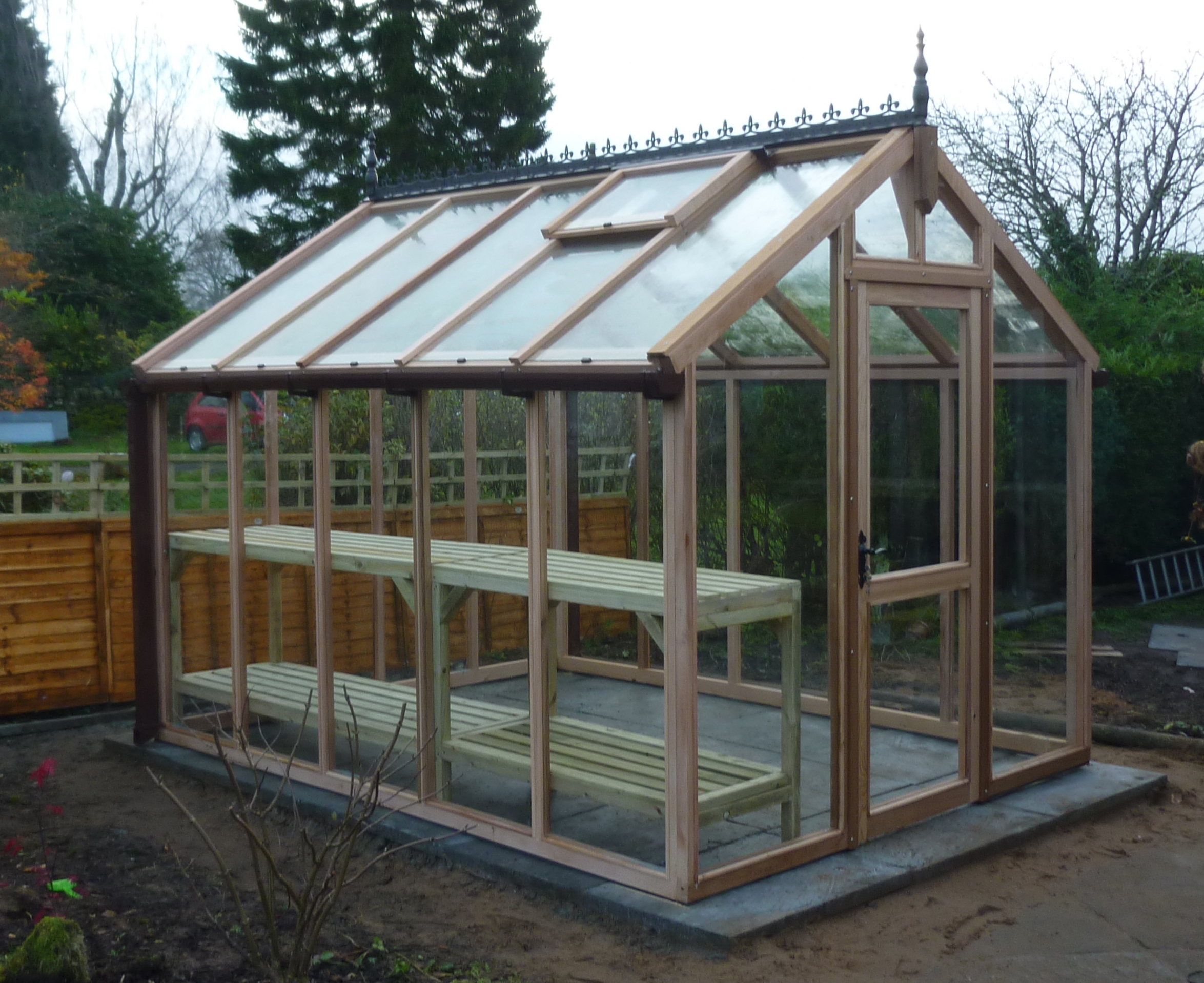 8ft x 10ft Free Standing Chartley Greenhouse